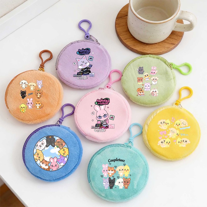 Women Bags For Gift - Portamonete Kpop ATEEZ Idol con Portachiavi,
