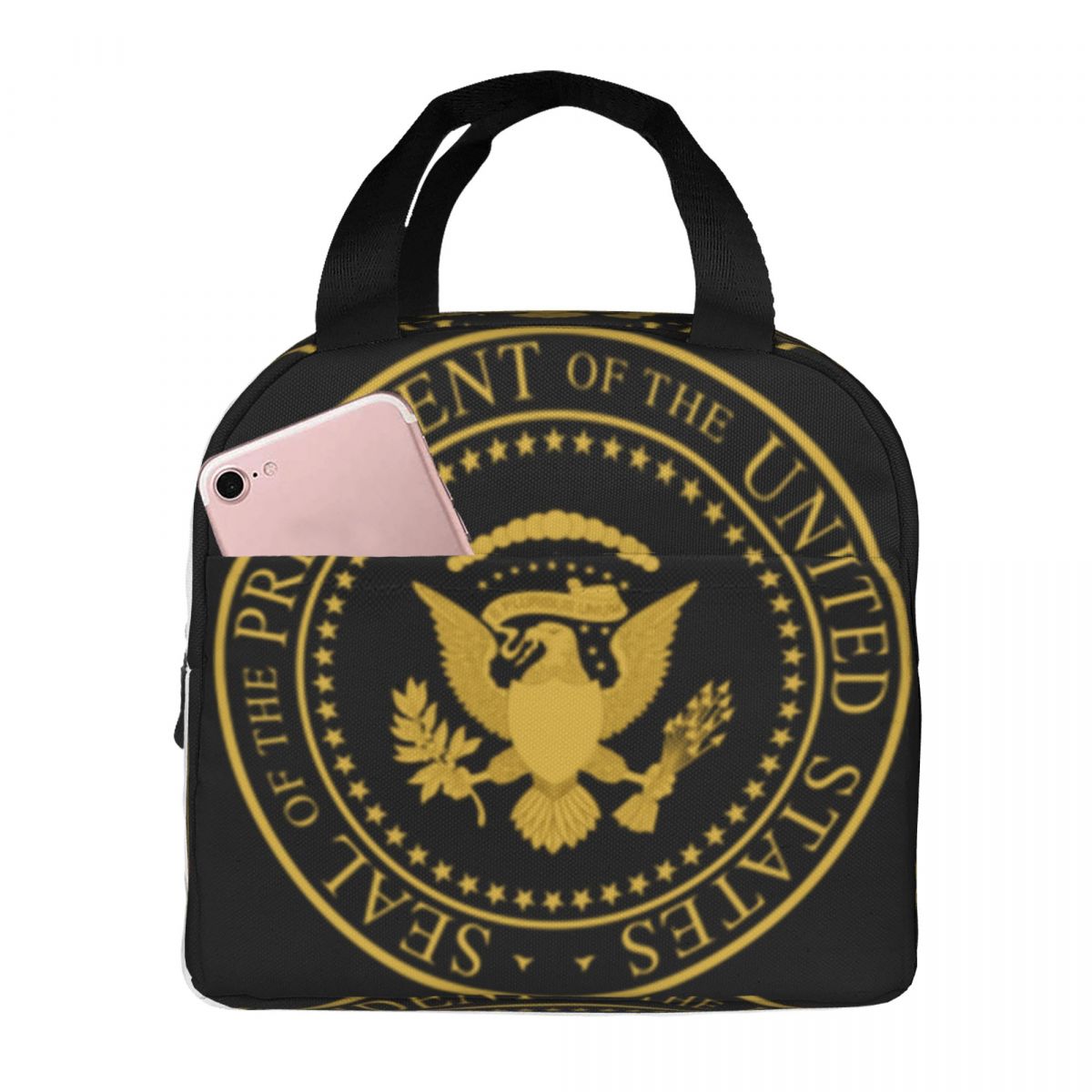 Women Bags Usa - Borsa termica isolata con stemma e