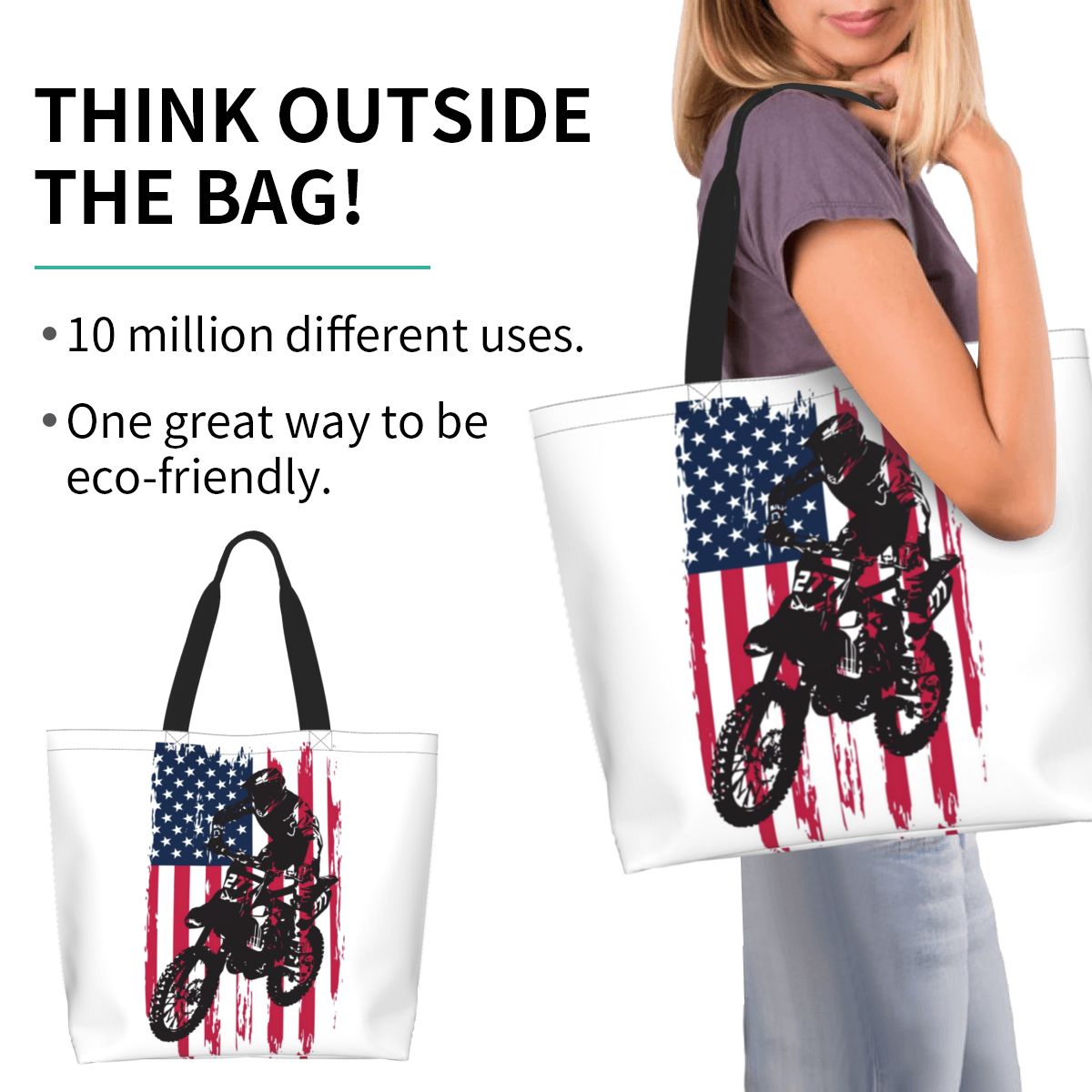 Women Bags Usa - Borsa tote per la spesa Dirt