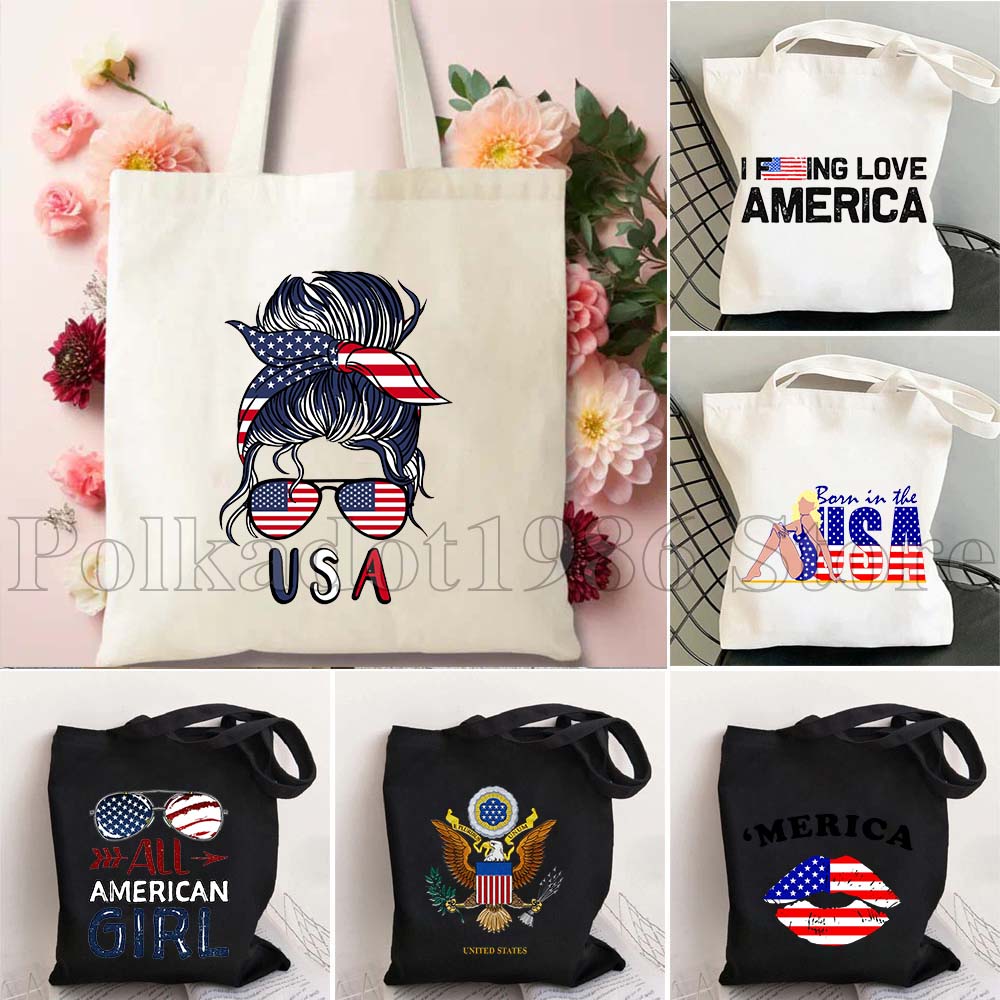 Women Bags Usa - Bandiera americana Regalo patriottico Agle 4