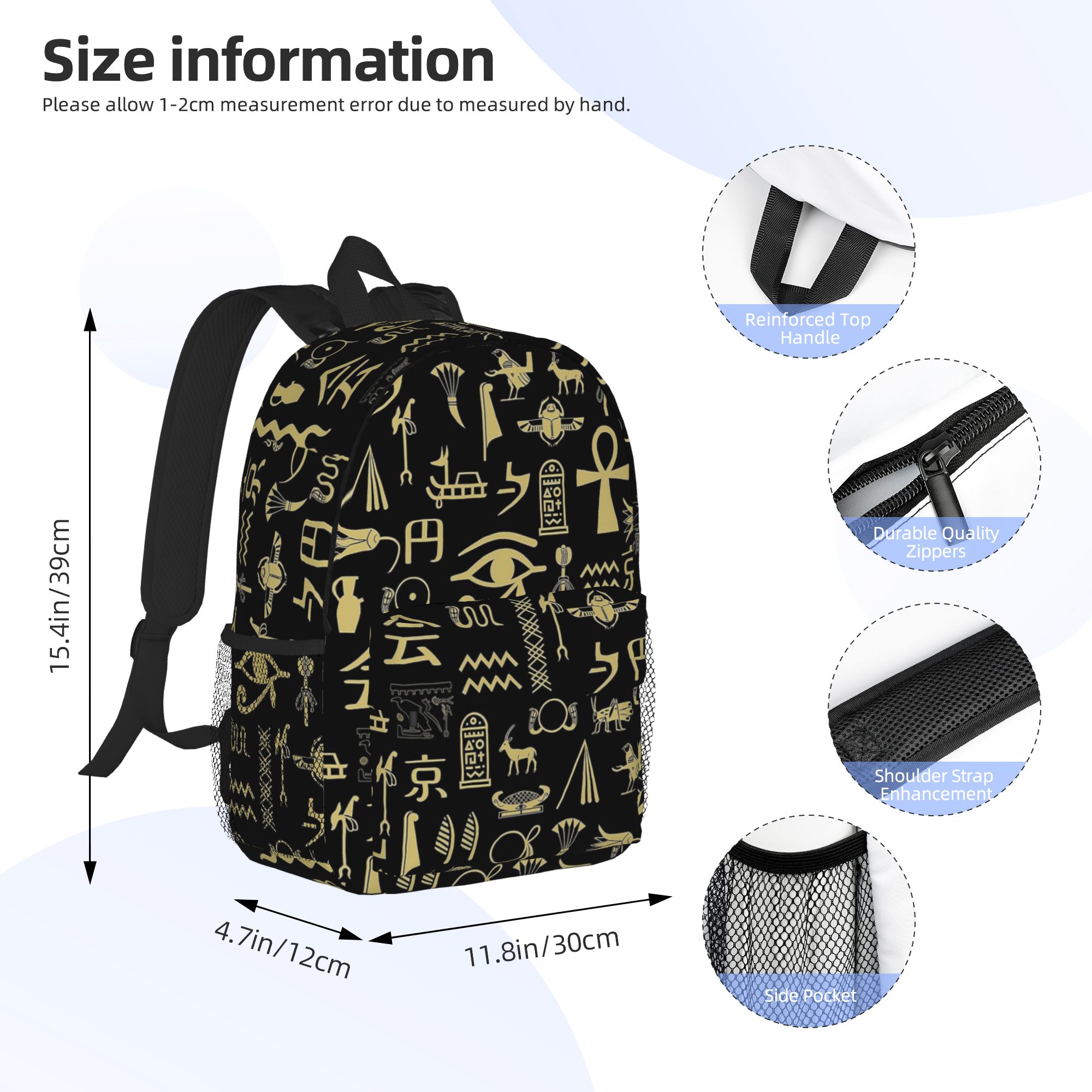 Zaino con stampa del dio egizi - Women Bags Egypt Sale recensione e prezzo