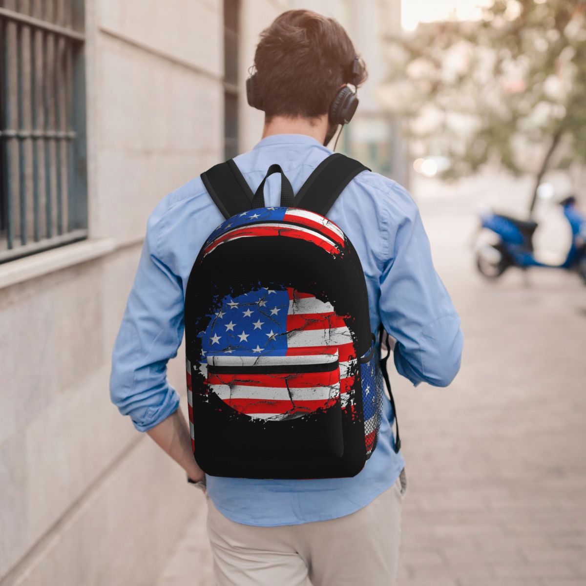 Zaino con bandiera americana U - Women Bags Usa recensione e prezzo